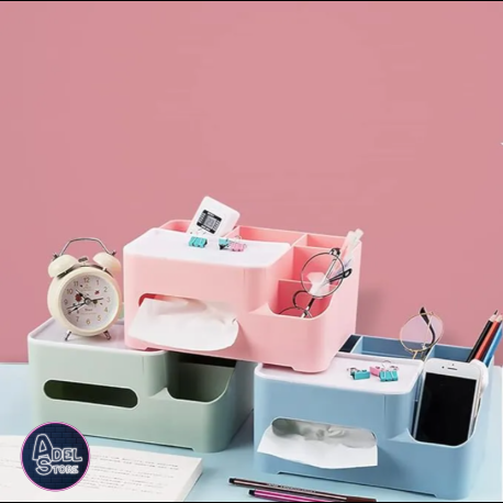 Porta Pañuelos Organizador De Escritorio