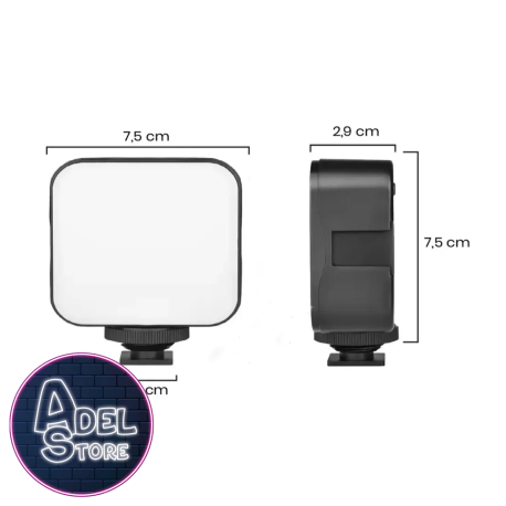 Mini Panel Led Rgb Camara Celular Video Compacta Portatil Negro Rgb Influencer Streaming Fotografia Recargable Usb 30 Led