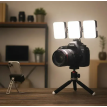 Mini Panel Led Rgb Camara Celular Video Compacta Portatil Negro Rgb Influencer Streaming Fotografia Recargable Usb 30 Led